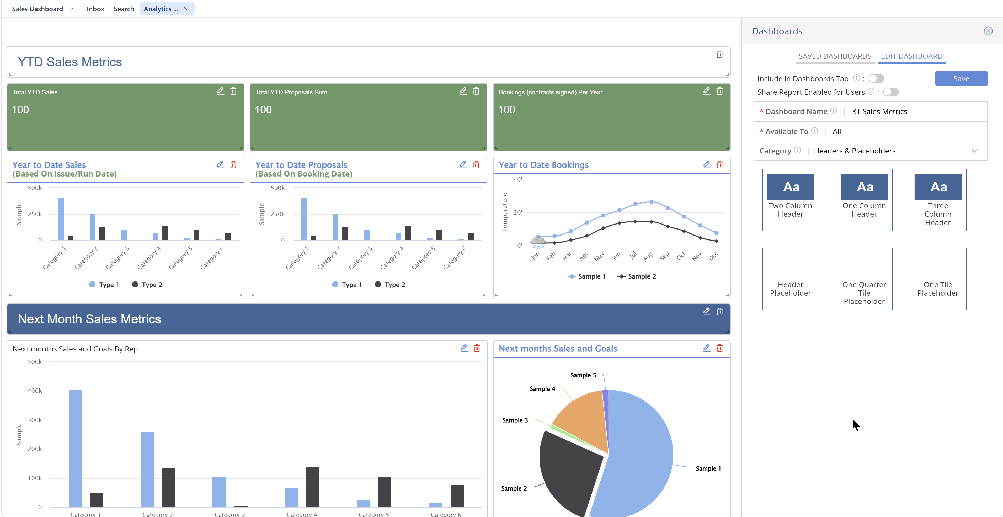 Product screenshots